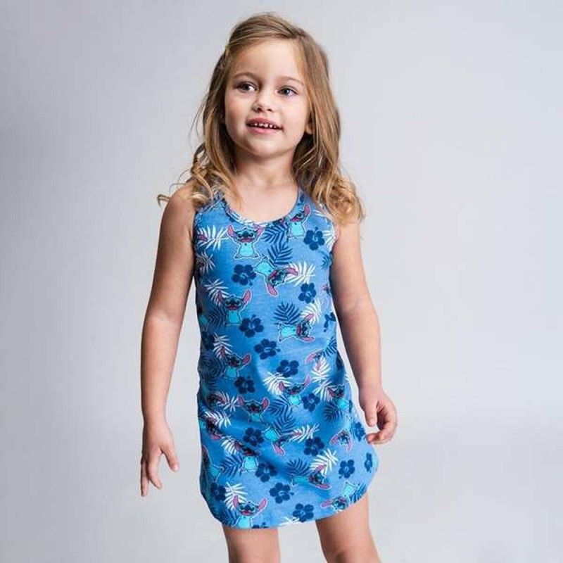 Robe Stitch Bleu Fille