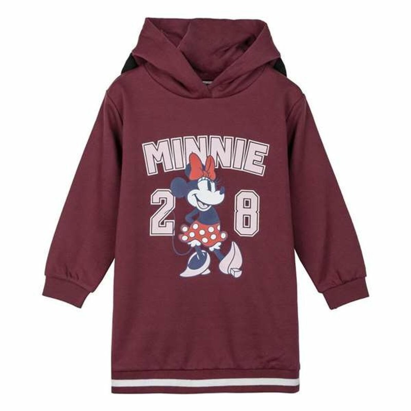 Robe Minnie Mouse Rouge foncé Fille