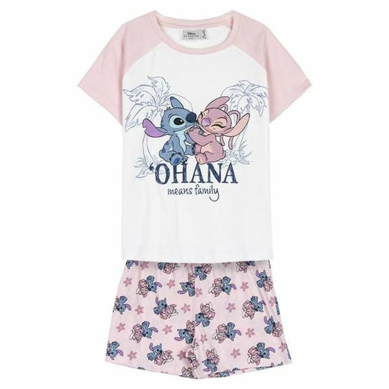 Pyjama Enfant Stitch Rose