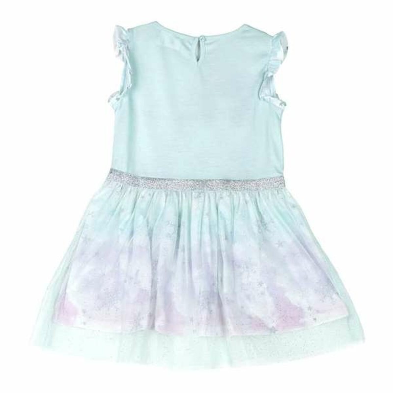 Robe Frozen Turquoise Fille