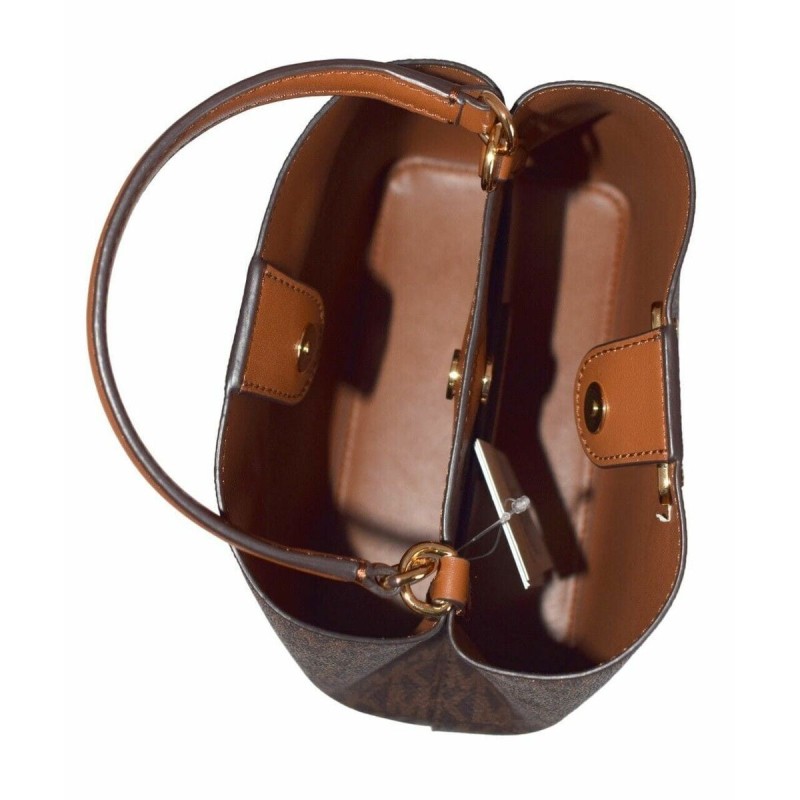 Sac-à-main Femme Michael Kors PRATT-BROWN Marron 18 X 16 X 9 CM