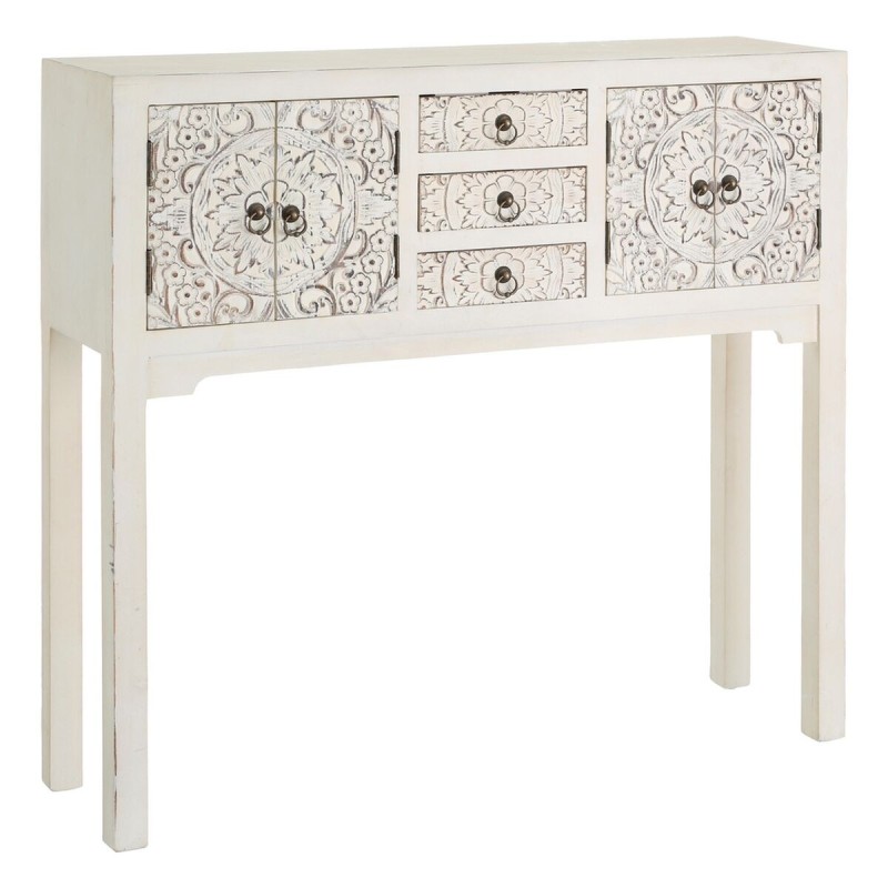 Meuble d'Entrée ORIENTE 95 x 26 x 90 cm Bois Blanc DMF