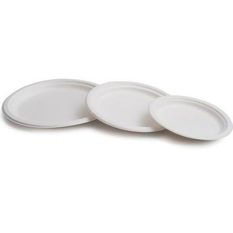 Assiette Jetable Blanc Biodégradable ø 22