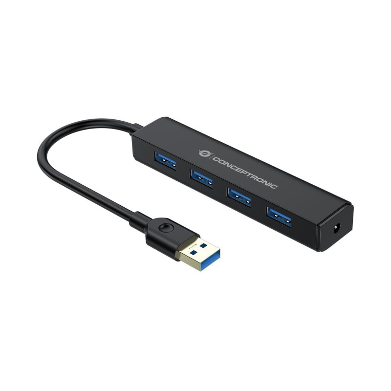 Hub USB Conceptronic 110514107301 Noir 15 cm