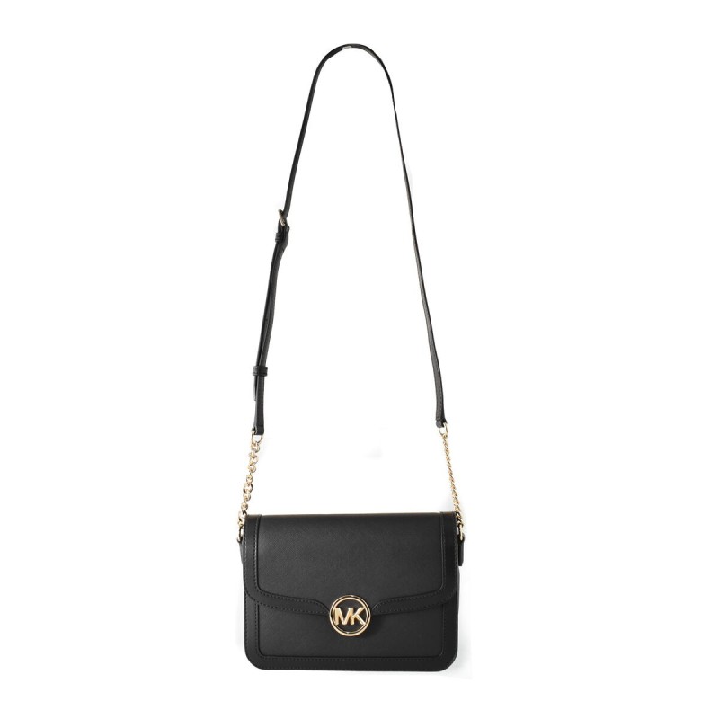 Sac à Bandoulière Michael Kors Leida Noir 24 x 17 x 6 cm