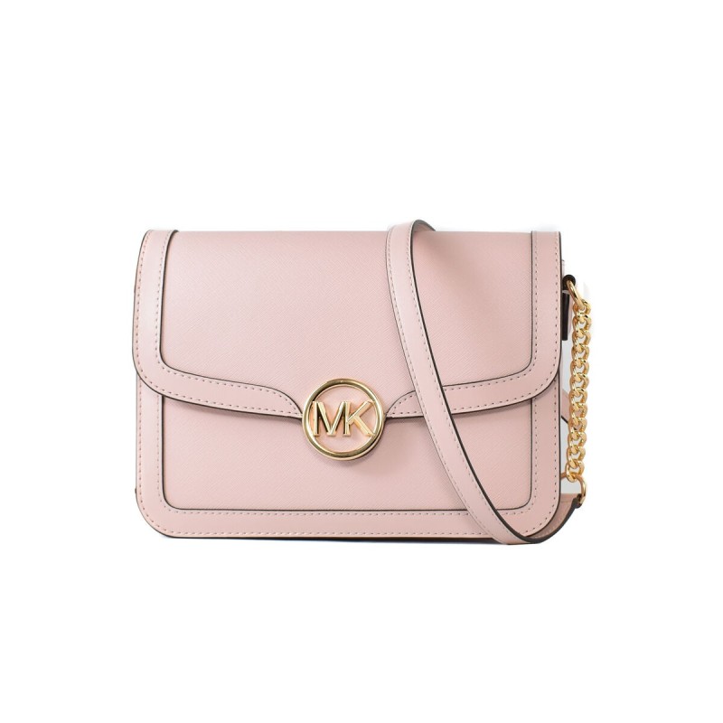 Sac à Bandoulière Michael Kors Leida Rose 23 x 17 x 6 cm