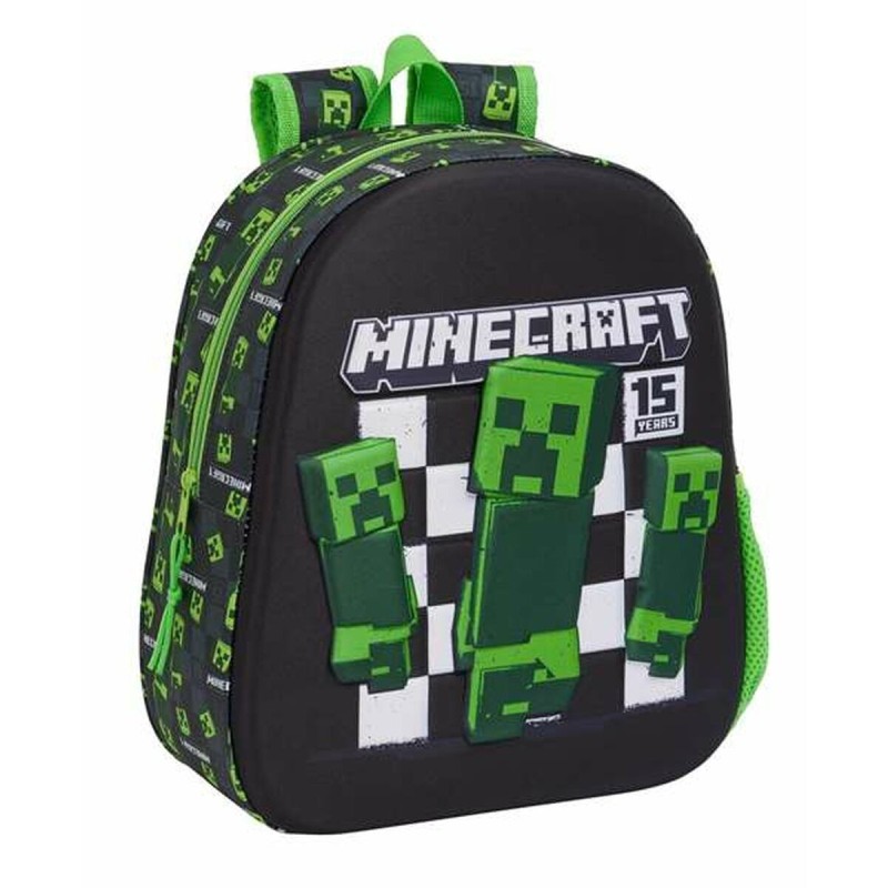 Cartable 3D Minecraft 27 x 33 x 10 cm