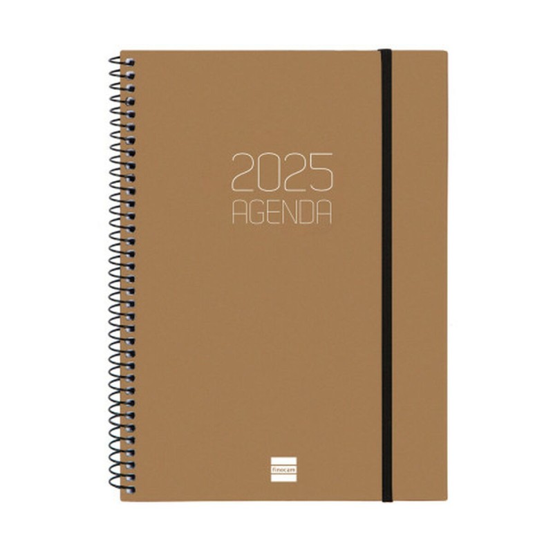 Agenda Finocam OPAQUE Marron A5 15