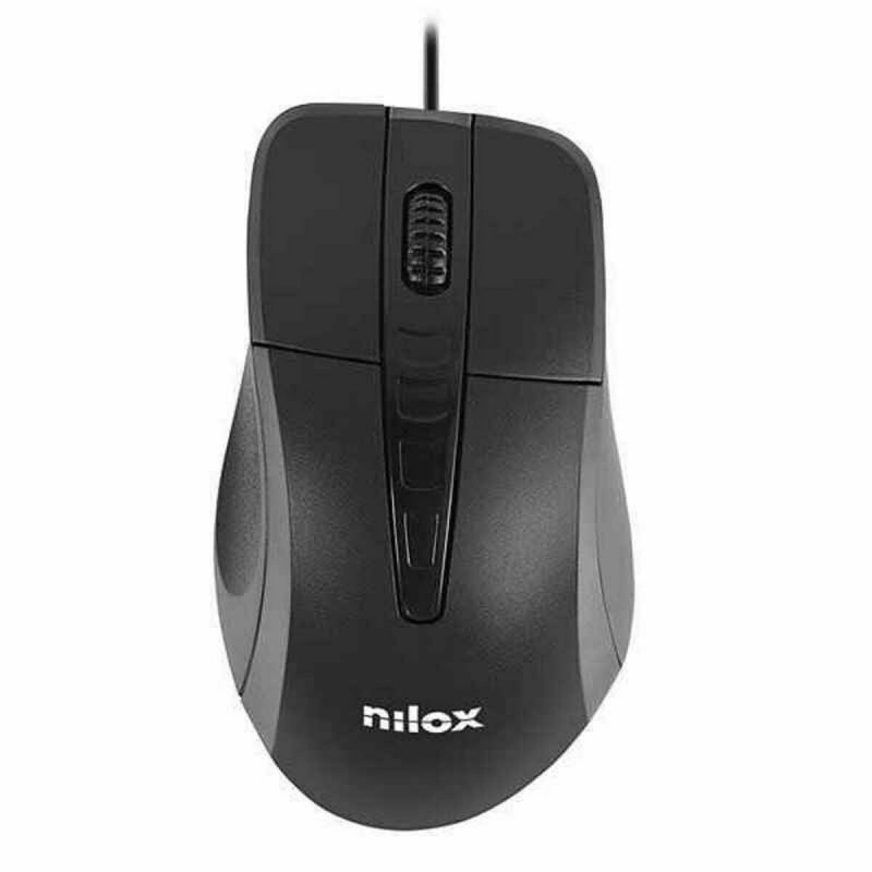 Souris Optique Nilox MOUSB1001 Noir 1000 dpi