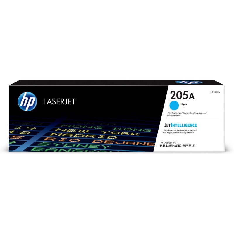 Toner original HP 205A Cyan