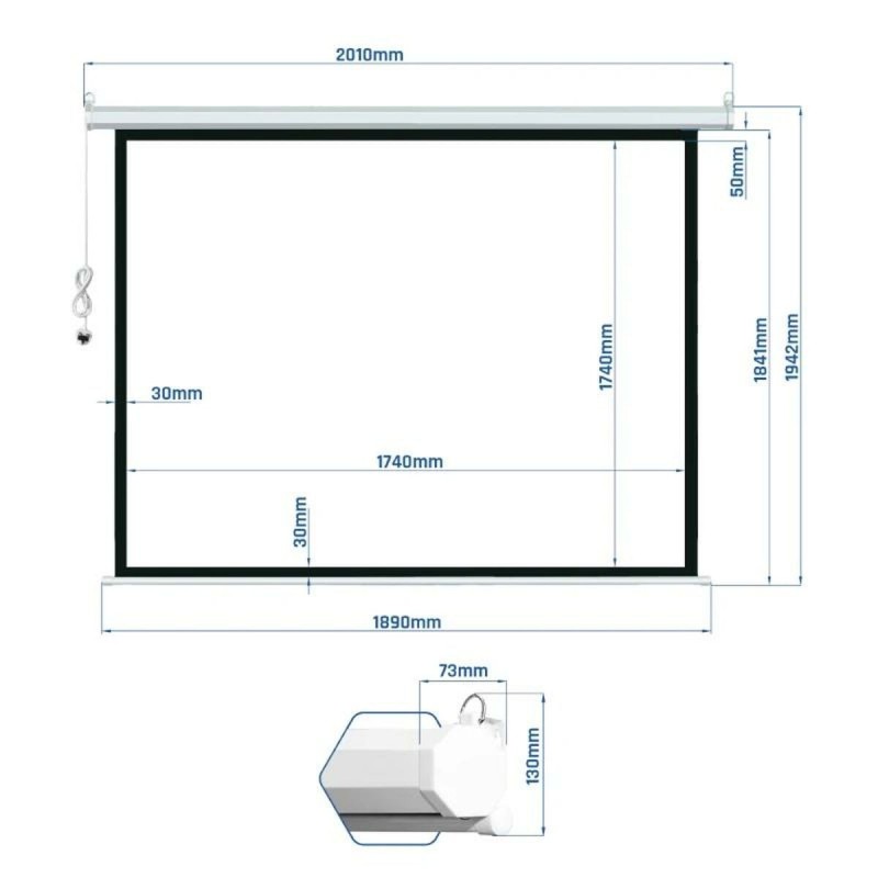 Écran de Porjection pour Ordinateur iggual IGG319215