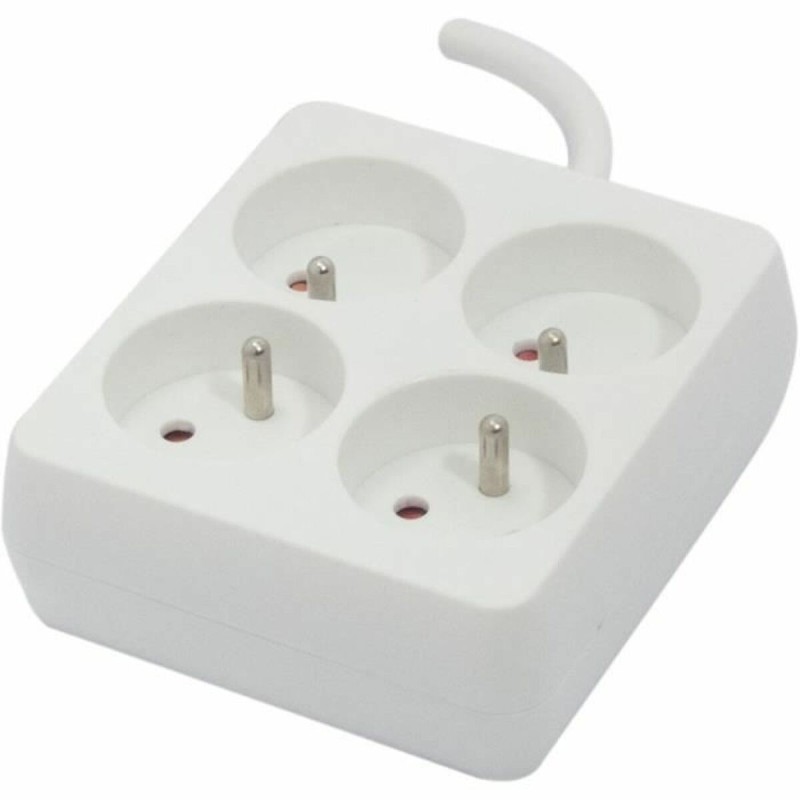 Rallonge 4 prises Schuko avec interrupteur Chacon   (1