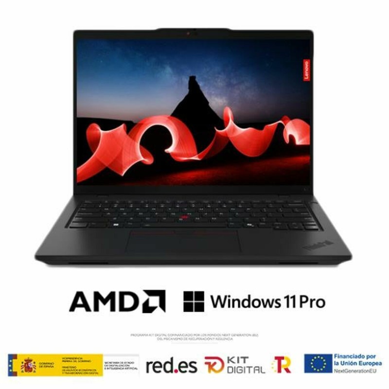 Ordinateur Portable Lenovo 21L5002GSP 14" amd ryzen 5 7535U 16 GB RAM 512 GB SSD Espagnol Qwerty