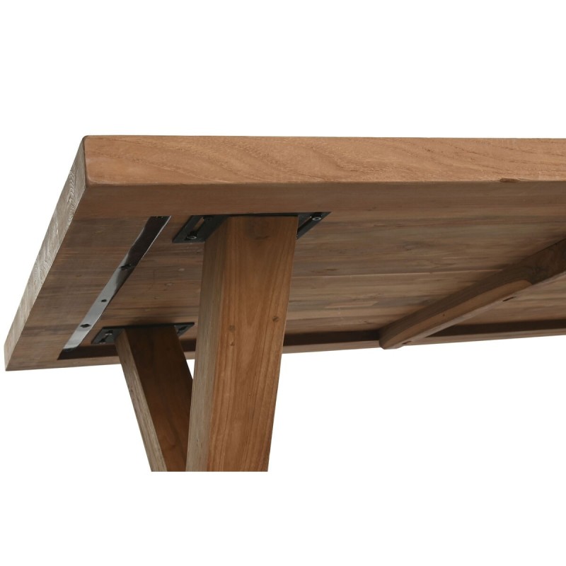 Table de Salle à Manger Home ESPRIT bois de teck 220 x 100 x 76 cm