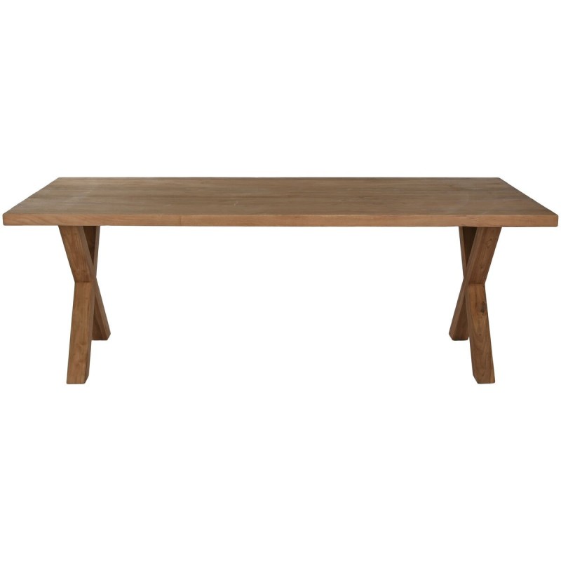 Table de Salle à Manger Home ESPRIT bois de teck 220 x 100 x 76 cm