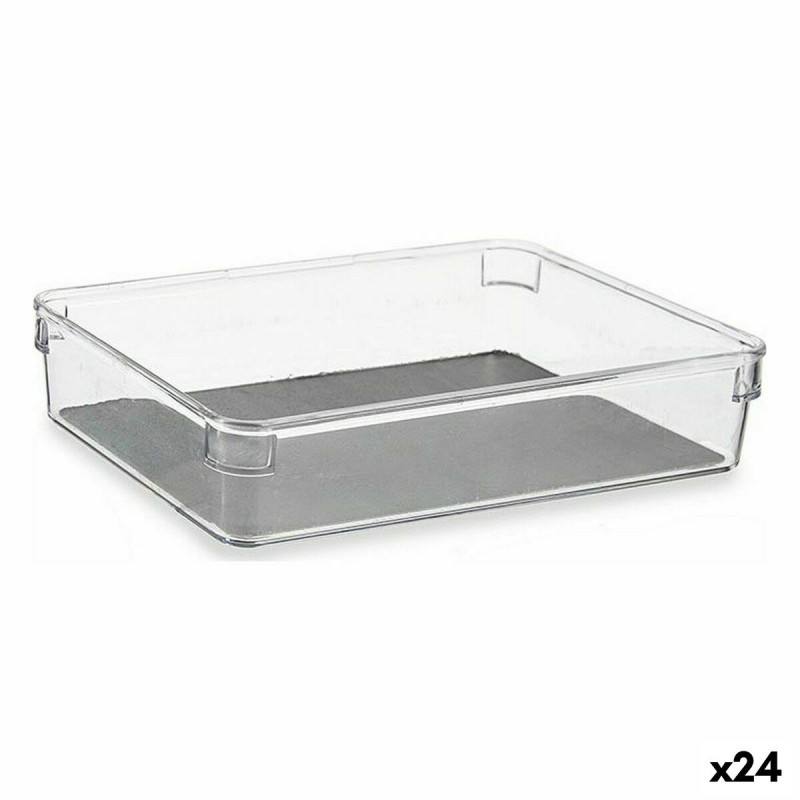 Organiseur de Tiroirs Plastique recyclé Gris 16 x 4