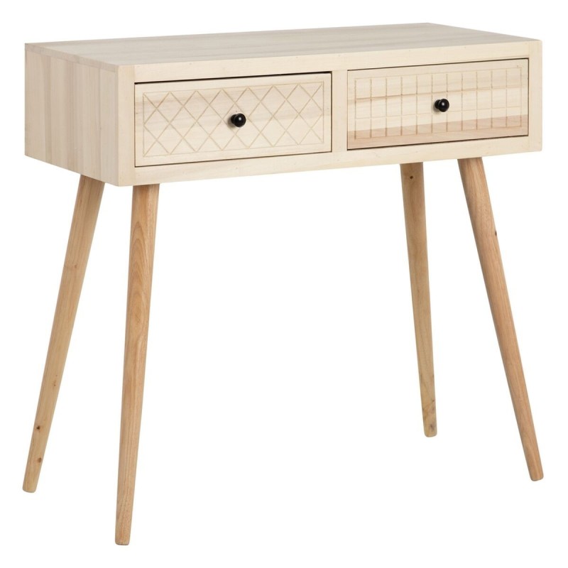 Console MARIE Naturel Bois de peuplier 85 x 40 x 80