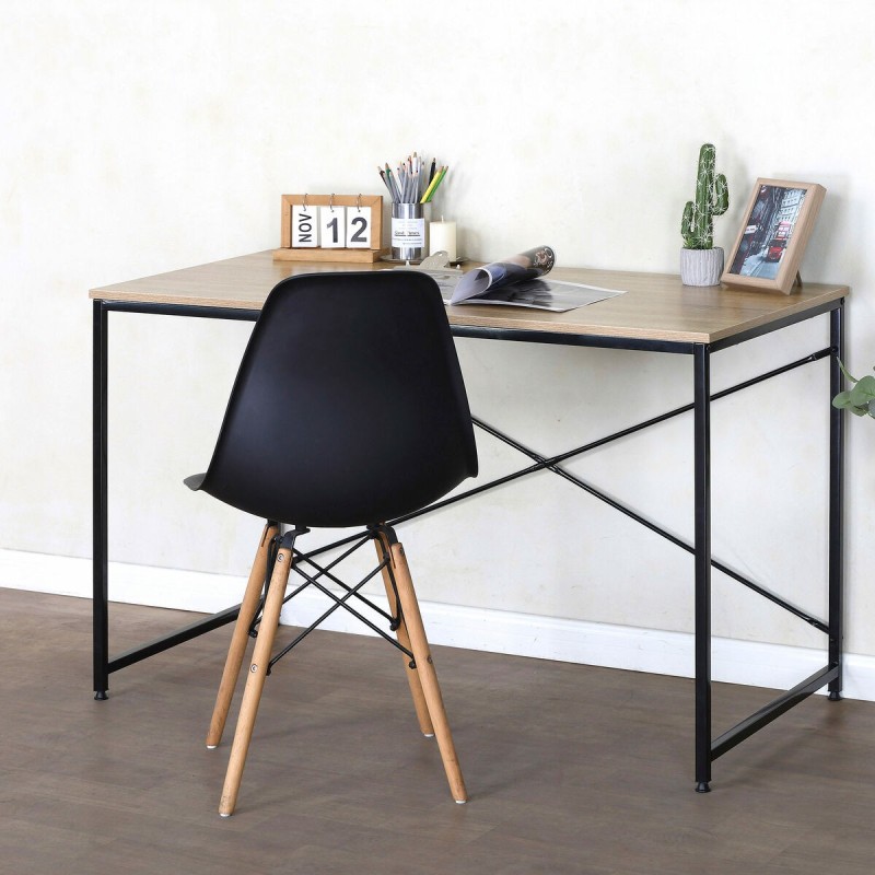 Bureau Max Home Acier Mélamine Contre-plaqué 120 x 71 x 60 cm