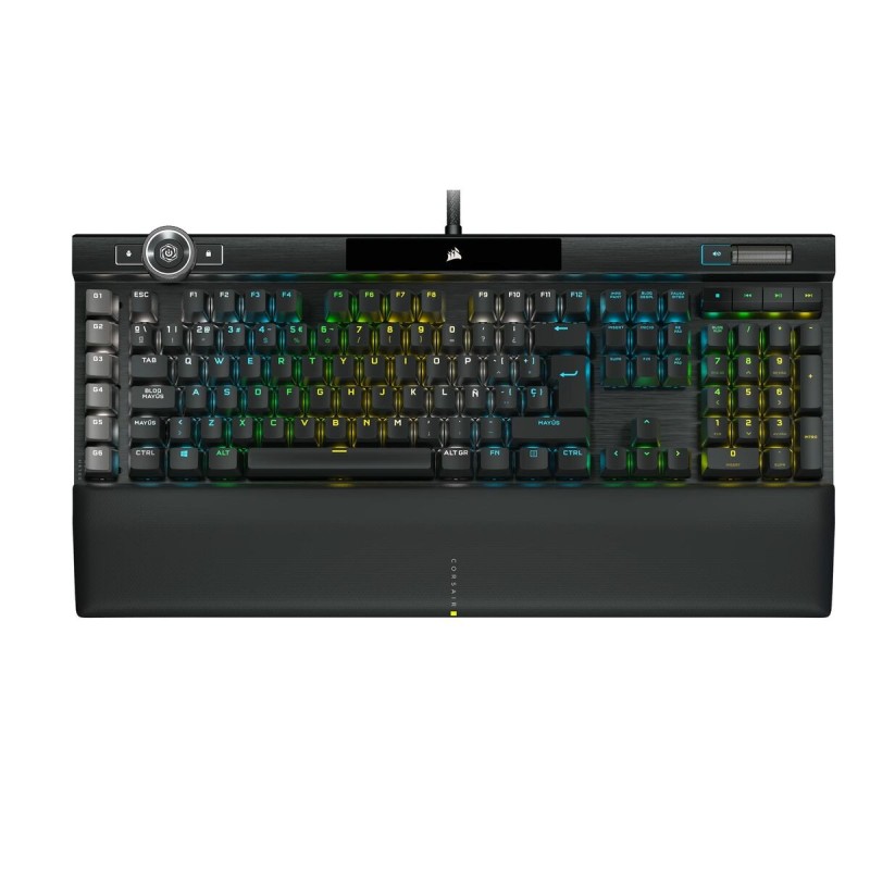 Clavier pour jeu Corsair K100 RGB Optical-Mechanical Gaming Espagnol Qwerty Noir