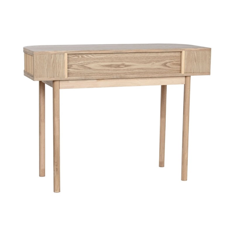 Console Home ESPRIT Jaune Doré Rotin Sapin 100 x 40 x 76 cm