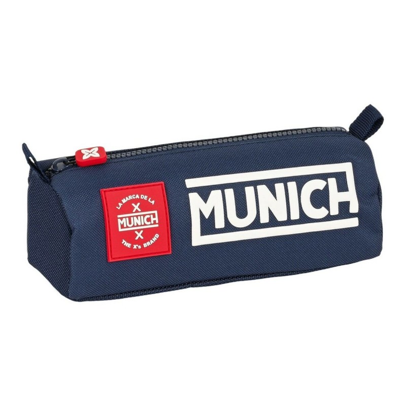 Trousse d'écolier Munich Storm Blue marine (21 x 8 x 7 cm)