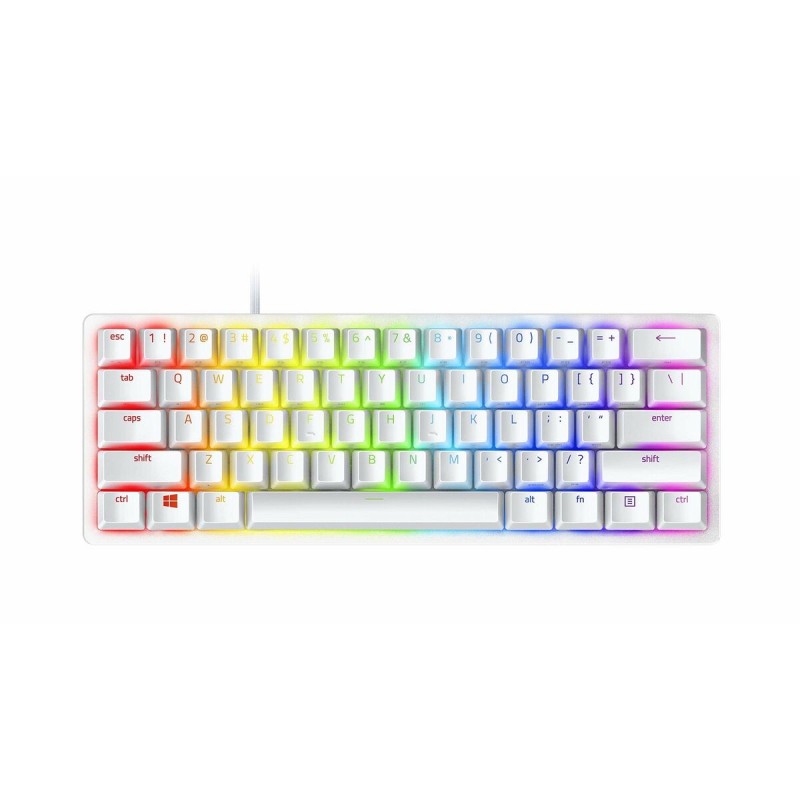 Clavier pour jeu Razer Huntsman Mini Blanc Espagnol Qwerty