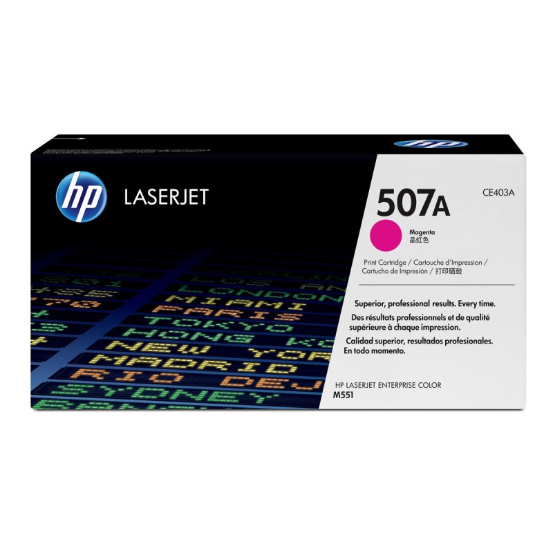 Toner original HP 507A Rouge Magenta