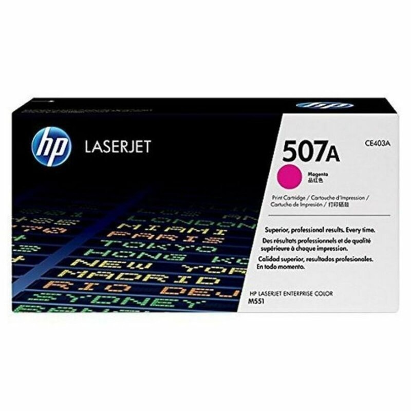 Toner original HP 507A Rouge Magenta