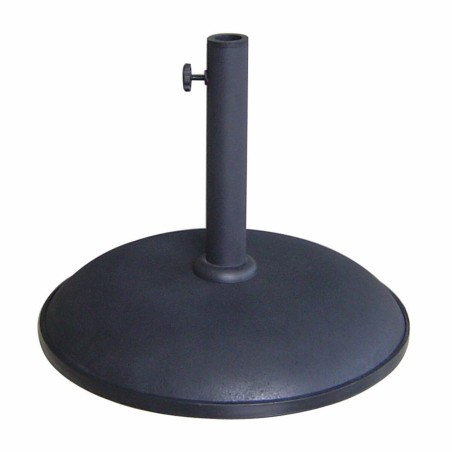 Marbueno Base Parasol Rond 45x36 cm 20KG Noir Jardin