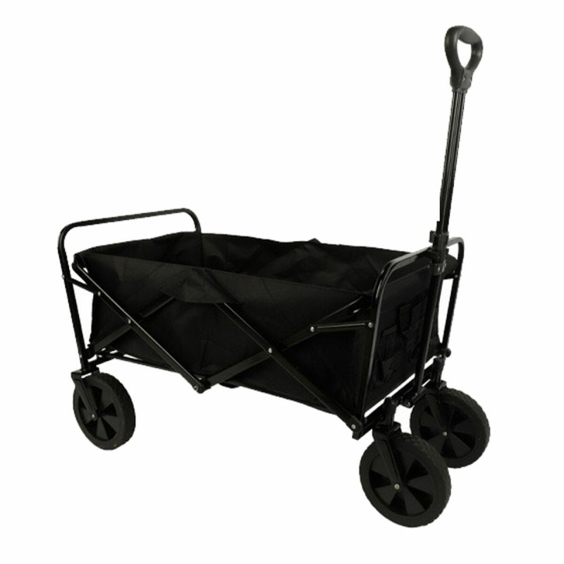 Marbueno Chariot Pliable Multiusages Acier 150 KG Noir Jardin