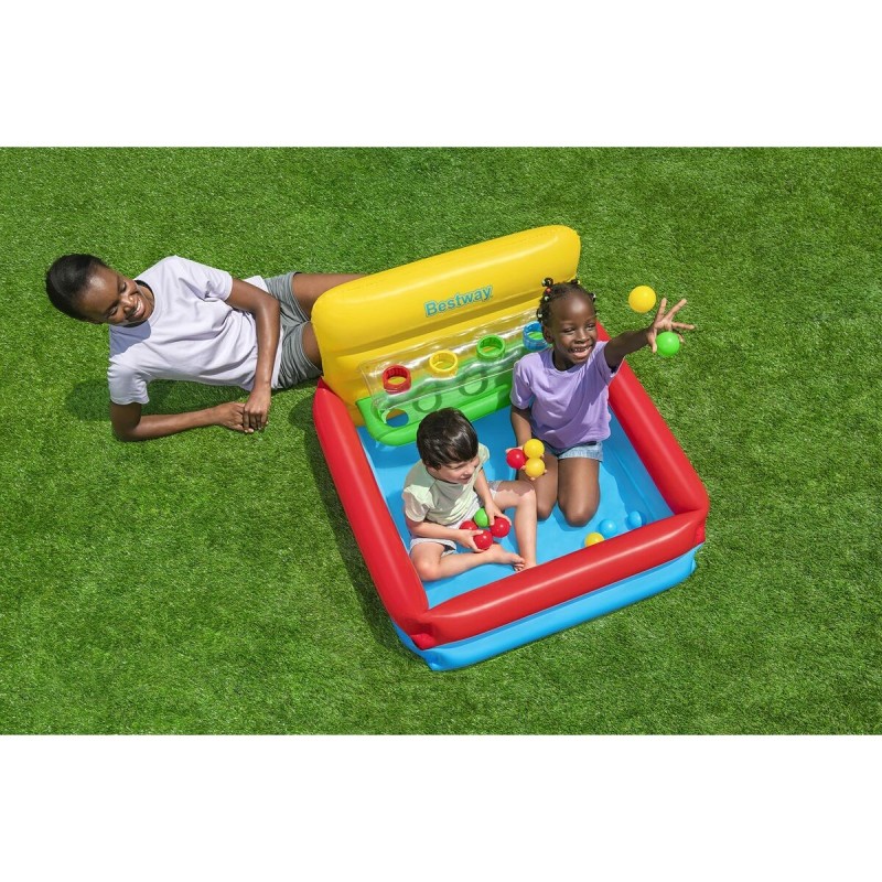 Bestway Piscine Gonflable Enfant avec Balles 104x94x61 cm +2 Ans Jardin 52546