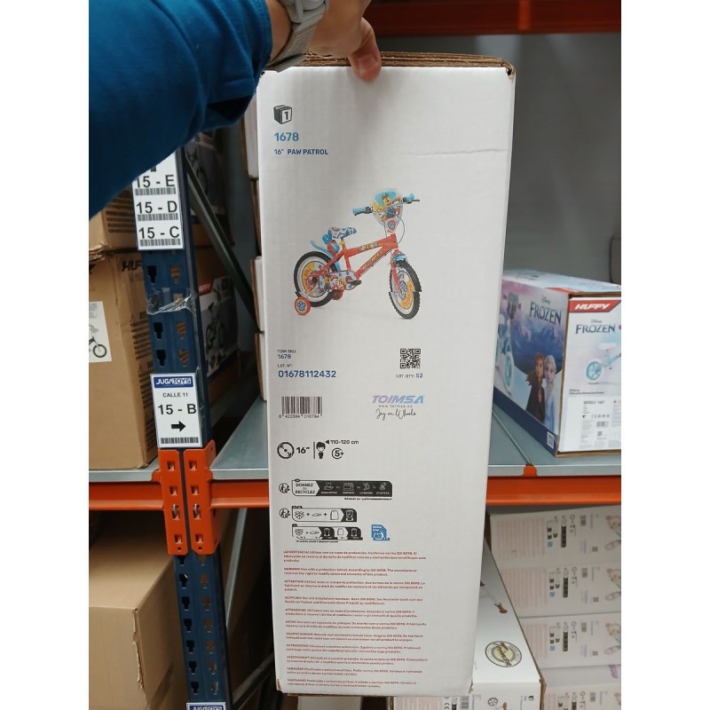 Vélo pour Enfants The Paw Patrol 16"