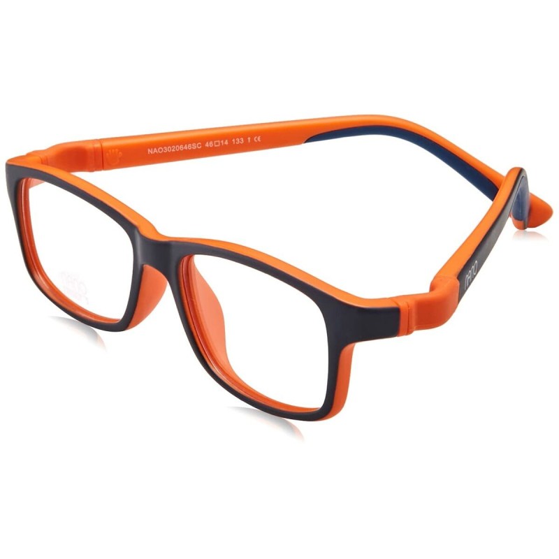 Monture de Lunettes Unisexe Nanovista NAO3020648SC Orange Blue marine