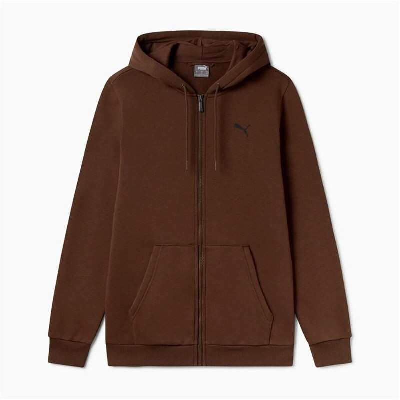 Sweat à capuche homme Puma Essentials+ Graphic Marron