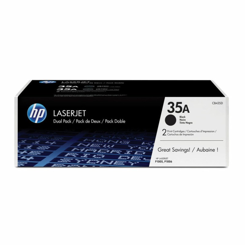 Toner original HP CB435AD Noir