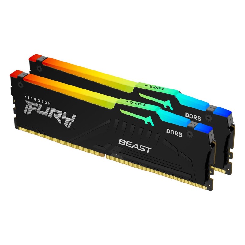 Mémoire RAM Kingston Fury Beast RGB CL40 5600 MHz 32 GB DDR5