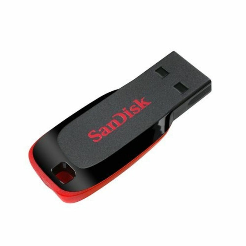 Pendrive SanDisk SDCZ50-016G-B35      USB 2.0 Noir 16 GB Rouge