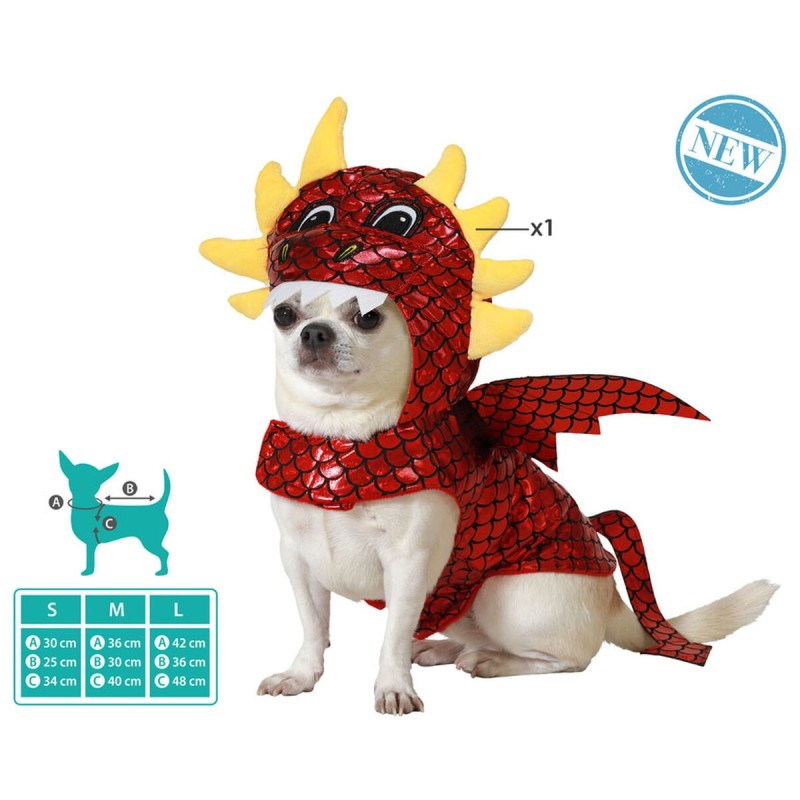 déguisement pour chien Taille M Dragon