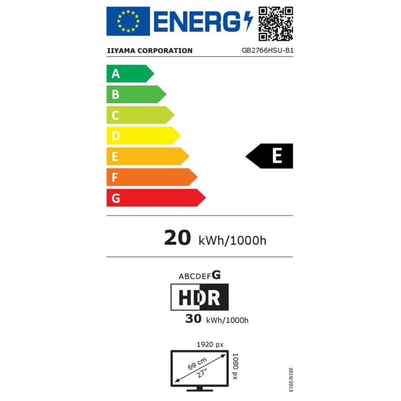 Écran Iiyama GB2766HSU-B1 27" 165 Hz Full HD