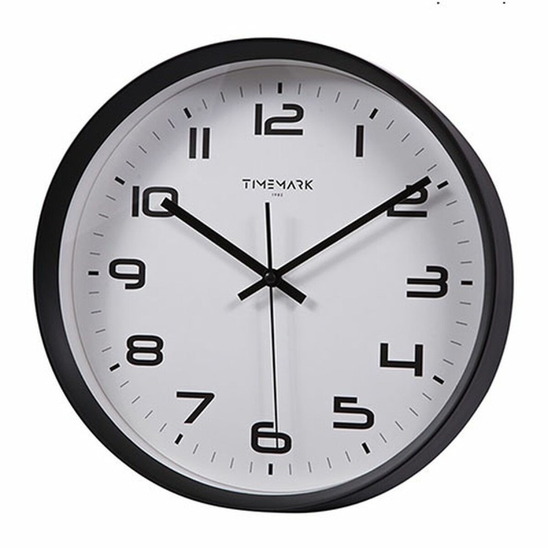 Horloge Murale Timemark Noir 30 x 30 cm