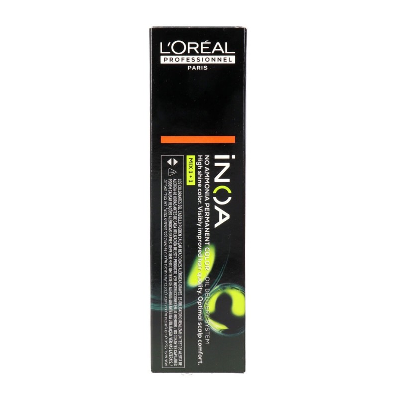 Teinture permanente L'Oreal Professionnel Paris Inoa Color Nº 7.4 Blond cuivre (60 g)