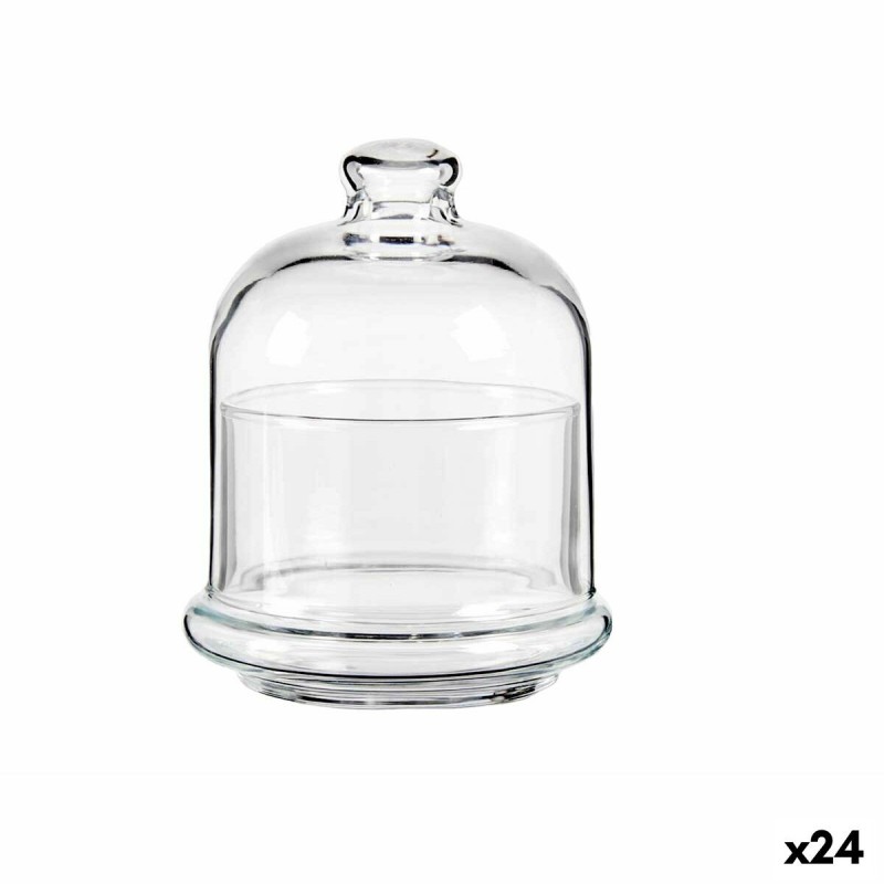 Assiette pour sucreries et chocolats Mini Basic Transparent verre 9