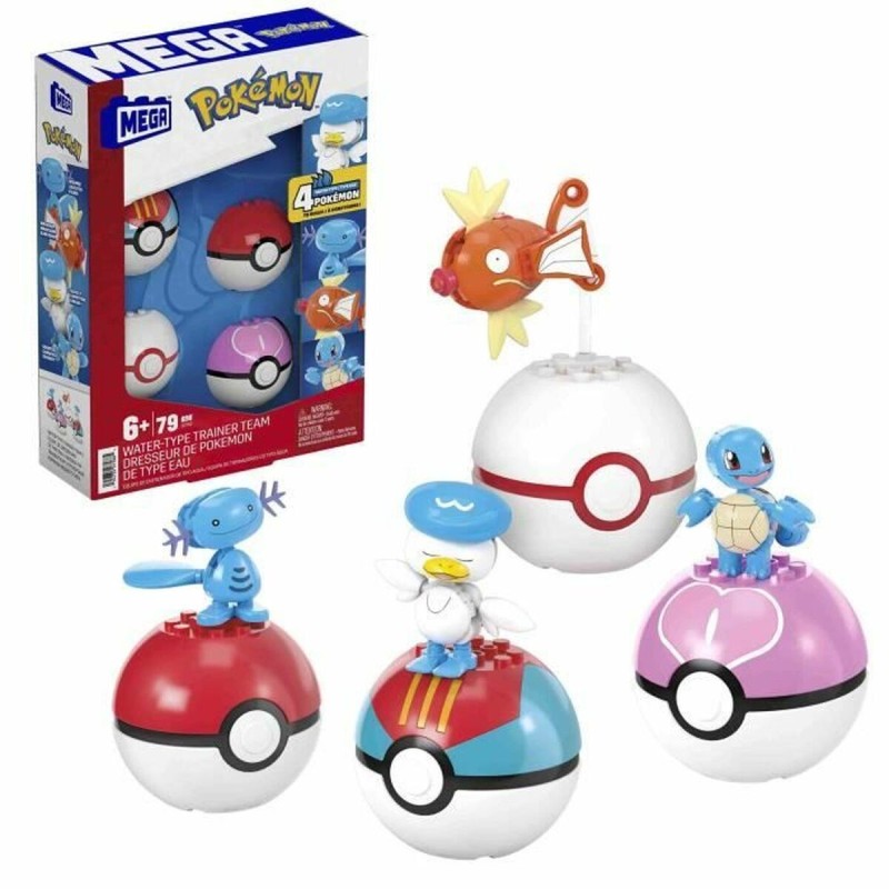 Set de construction MEGA BRANDS 4 WATER POKEMON