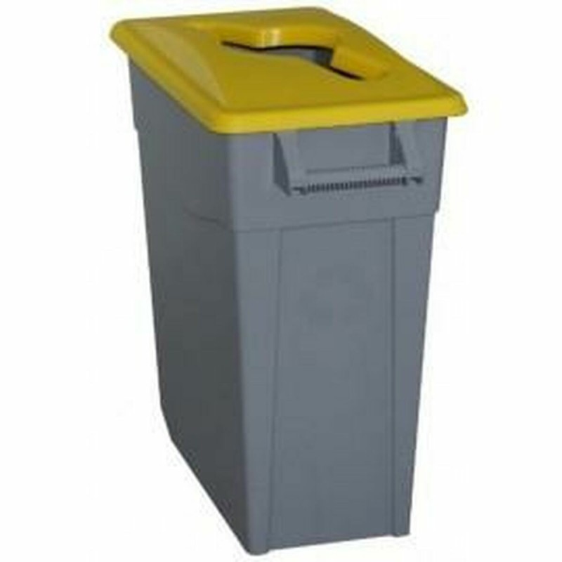 Poubelle recyclage Denox Jaune 65 L