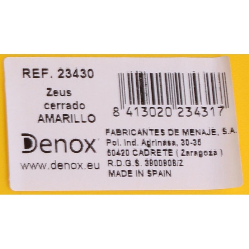 Poubelle recyclage Denox Jaune 65 L