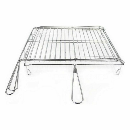 Grill Algon Chrome Plaque Tournante 40 x 45 x 10 cm