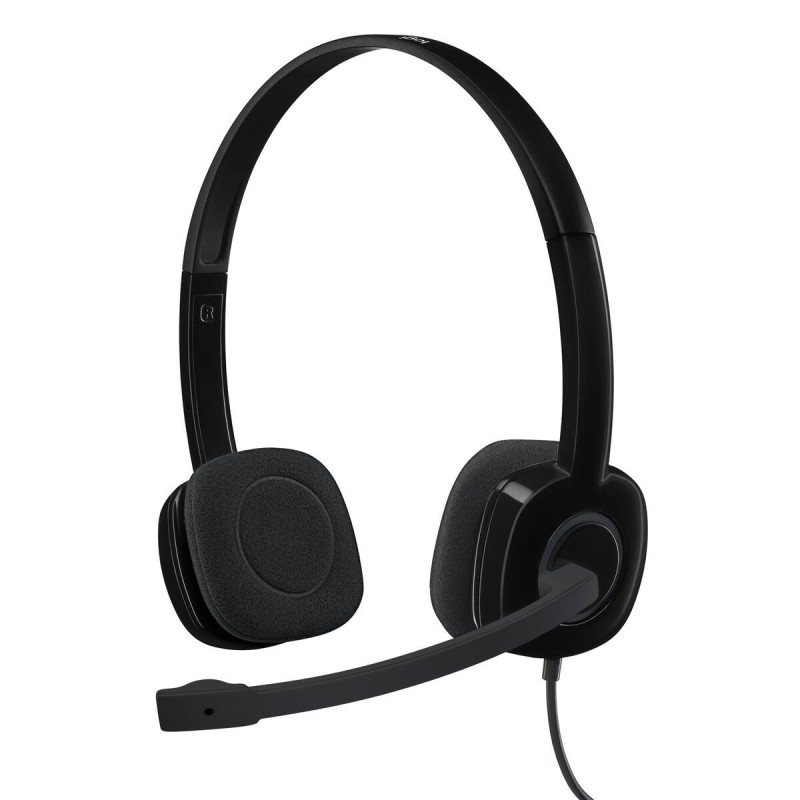 Casques avec Microphone Logitech H151 Noir