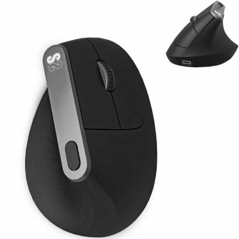 Souris Optique Ergonomique Subblim SUBMO-EDNVW01 Noir