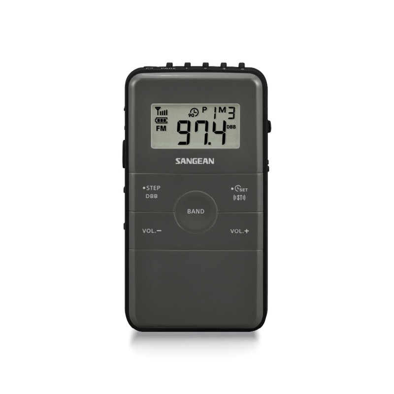 Radio numérique portable Sangean Noir AM/FM Rechargeable