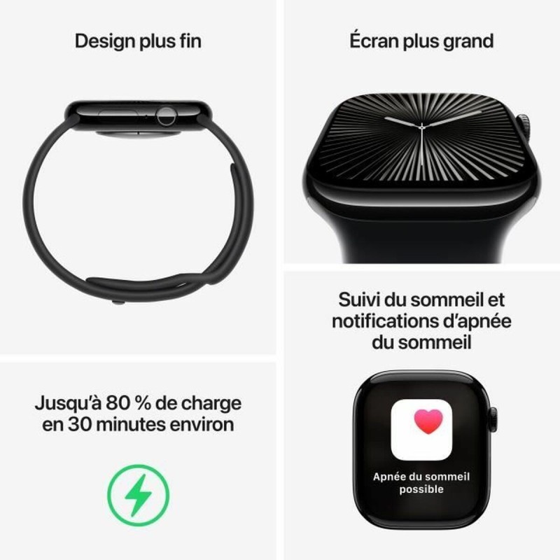 Montre intelligente Apple Watch Series 10 GPS Gris 46 mm